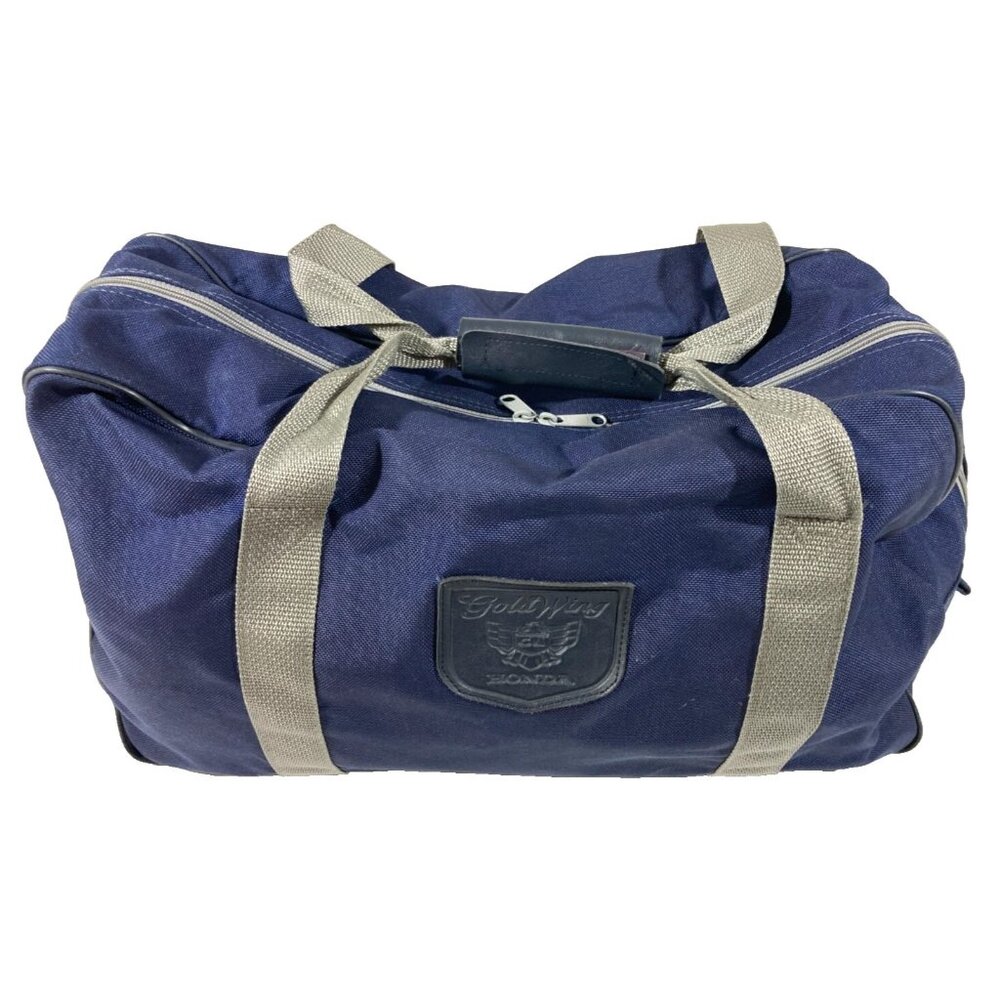 Honda Gold Wing Blue Duffle Bag Medium Size Overnight Travel Carryon Motorcycle